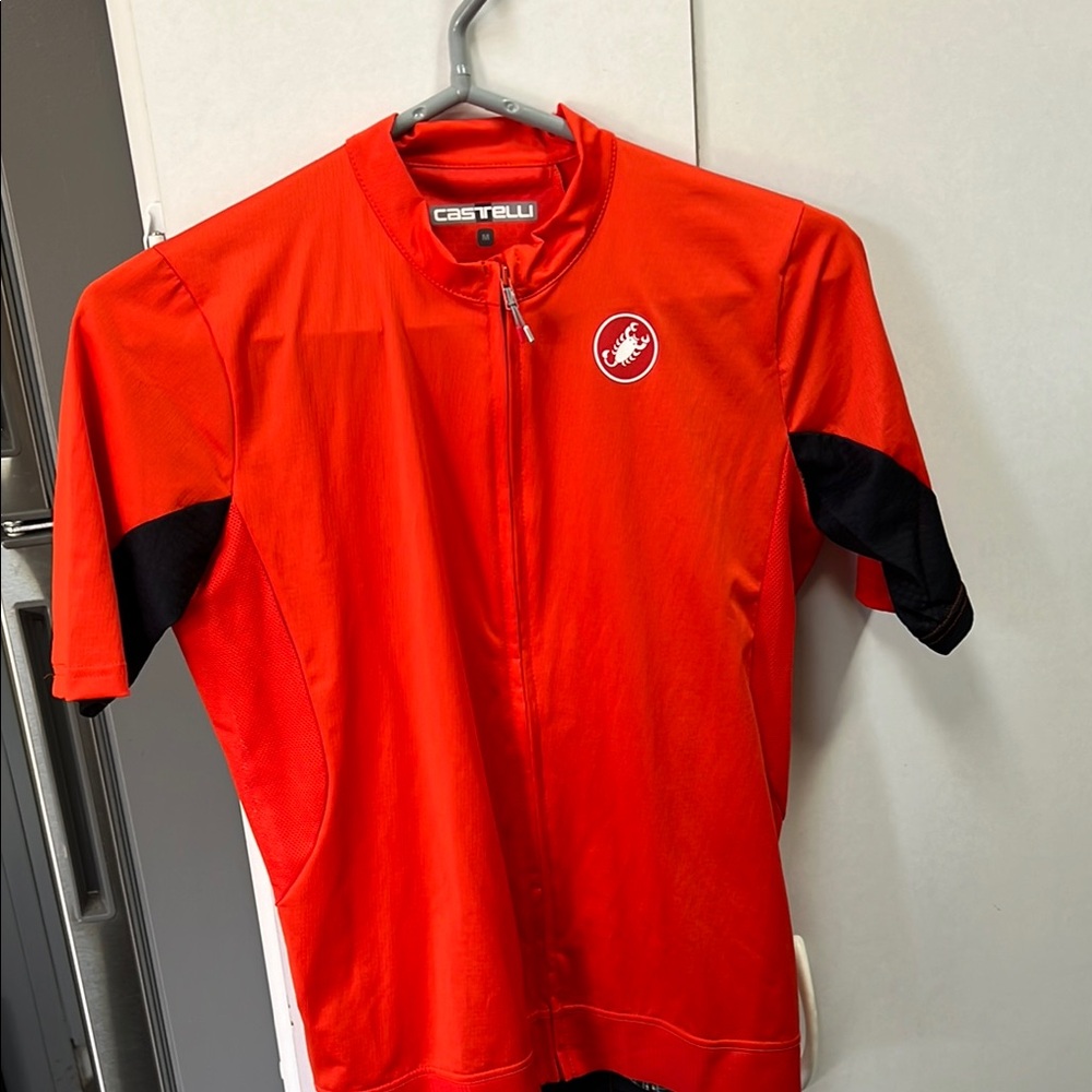 Men's Red Cycling Tee
